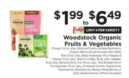 ShopRite Woodstock Organic Fruits & Vegetables offer