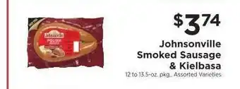 ShopRite Johnsonville Smoked Sausage & Kielbasa offer