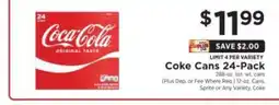 ShopRite Coke Cans 24-Pack offer