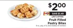 ShopRite Fruit Filled Pastry Bites offer