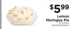 ShopRite Lemon Meringue Pie offer