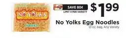 ShopRite No Yolks Egg Noodles offer