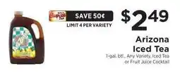 ShopRite Arizona Iced Tea offer