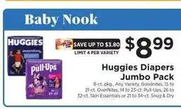 ShopRite Huggies Diapers Jumbo Pack offer