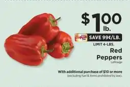 ShopRite Red Peppers LeRouge offer