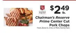 ShopRite Chairman's Reserve Prime Center Cut Pork Chops offer