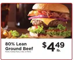 ShopRite 80% Lean Ground Beef offer