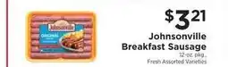 ShopRite Johnsonville Breakfast Sausage offer
