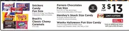 ShopRite Snickers Candy Fun Size offer