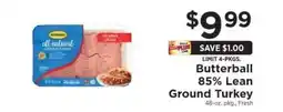 ShopRite Butterball 85% Lean Ground Turkey offer