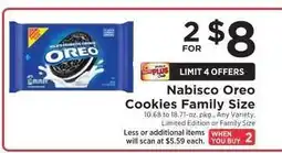 ShopRite Nabisco Oreo Cookies Family Size offer
