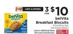 ShopRite belVita Breakfast Biscuits offer