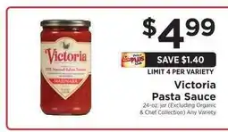 ShopRite Victoria Pasta Sauce offer