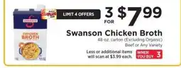 ShopRite Swanson Chicken Broth offer