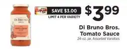 ShopRite Di Bruno Bros. Tomato Sauce offer