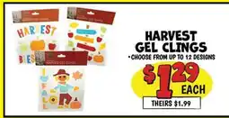 Ollie's HARVEST HARVEST GEL CLINGS offer