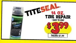 Ollie's 14 OZ. TIRE REPAIR offer