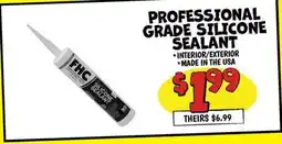 Ollie's PROFESSIONAL GRADE SILICONE SEALANT offer