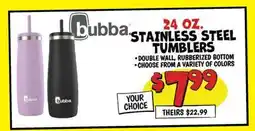 Ollie's 24 OZ. STAINLESS STEEL TUMBLERS offer