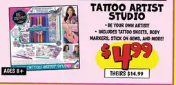 Ollie's TATTOO ARTIST BE STUDIO offer