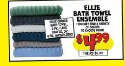 Ollie's ELLIE BATH TOWEL ENSEMBLE offer