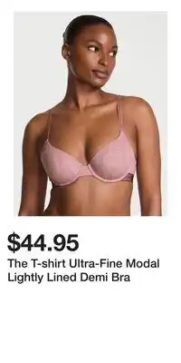 Victoria's Secret The T-shirt Ultra-Fine Modal Lightly Lined Demi Bra offer