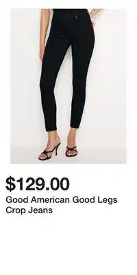 Victoria's Secret Good American Good Legs Crop Jeans offer
