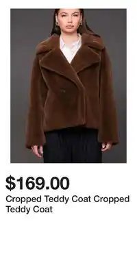 Victoria's Secret Cropped Teddy Coat Cropped Teddy Coat offer