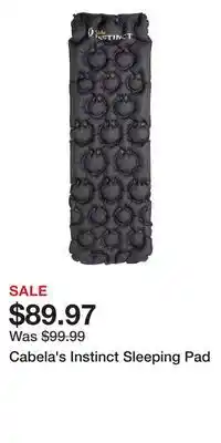 Cabela's Cabela's Instinct Sleeping Pad offer
