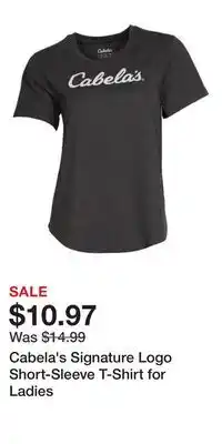 Cabela's Cabela's Signature Logo Short-Sleeve T-Shirt for Ladies offer