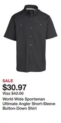 Cabela's World Wide Sportsman Ultimate Angler Short-Sleeve Button-Down Shirt offer