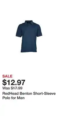 Cabela's RedHead Benton Short-Sleeve Polo for Men offer