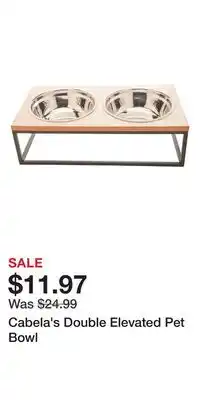 Cabela's Cabela's Double Elevated Pet Bowl offer
