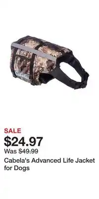 Cabela's Cabela's Advanced Life Jacket for Dogs offer