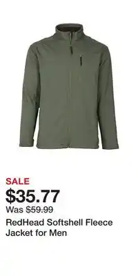 Cabela's RedHead Softshell Fleece Jacket for Men offer