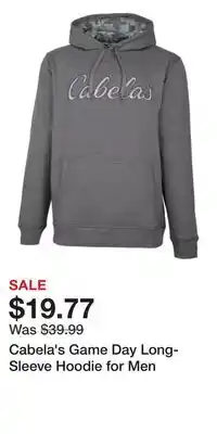 Cabela's Cabela's Game Day Long-Sleeve Hoodie for Men offer