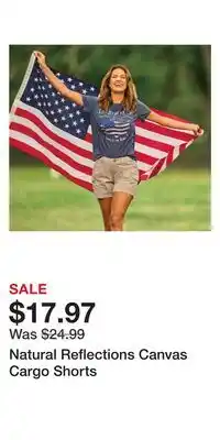 Cabela's Natural Reflections Canvas Cargo Shorts offer