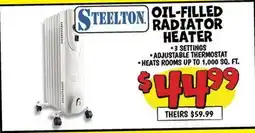 Ollie's OIL-FILLED RADIATOR HEATER offer