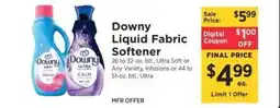 ShopRite Downy Liquid Fabric Softener offer
