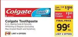 ShopRite Colgate Toothpaste offer
