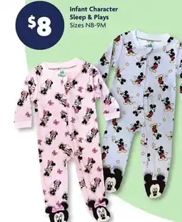 Family Dollar Infant Character Sleep & Plays offer