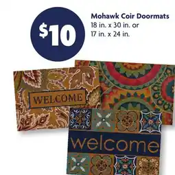 Family Dollar Mohawk Coir Doormats offer
