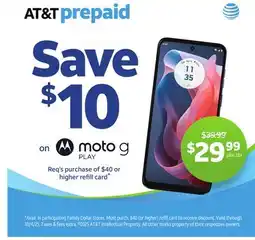 Family Dollar AT&T prepaid offer