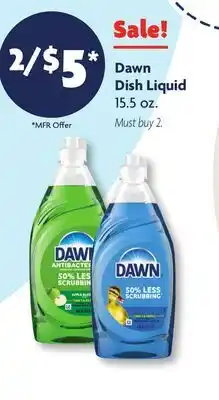 Family Dollar Dawn Dish Liquid offer
