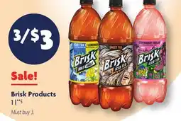Family Dollar Brisk Products offer