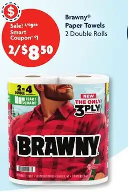 Family Dollar Brawny Paper Towels offer