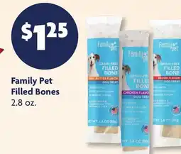 Family Dollar Family Pet Filled Bones offer