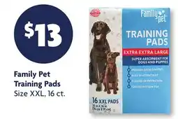 Family Dollar Family Pet Training Pads offer