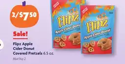 Family Dollar Flipz Apple Cider Donut Covered Pretzels offer
