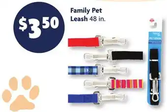 Family Dollar Family Pet Leash offer